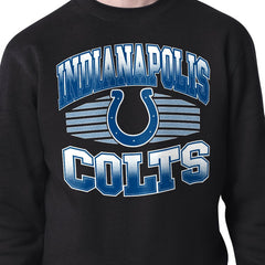 Indianapolis Colts Starter Team Grit Graphic Fleece Pullover Sweatshirt - Black Pullover
