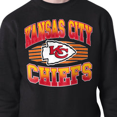 Kansas City Chiefs Starter Team Grit Graphic Fleece Pullover Sweatshirt - Black Pullover