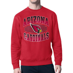 Arizona Cardinals Starter Team Grit Graphic Fleece Pullover Sweatshirt - Cardinal Pullover