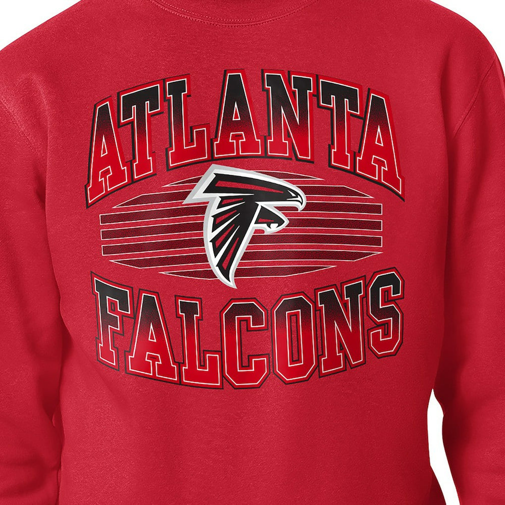 Atlanta Falcons Starter Team Grit Graphic Fleece Pullover Sweatshirt - Red Pullover