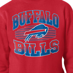 Buffalo Bills Starter Team Grit Graphic Fleece Pullover Sweatshirt - Red Pullover