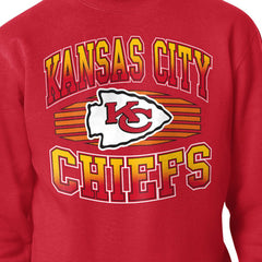 Kansas City Chiefs Starter Team Grit Graphic Fleece Pullover Sweatshirt - Red Pullover