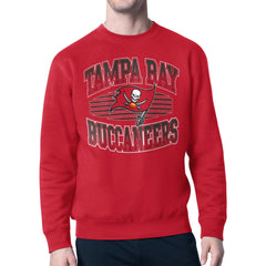 Tampa Bay Buccaneers Starter Team Grit Graphic Fleece Pullover Sweatshirt - Red Pullover