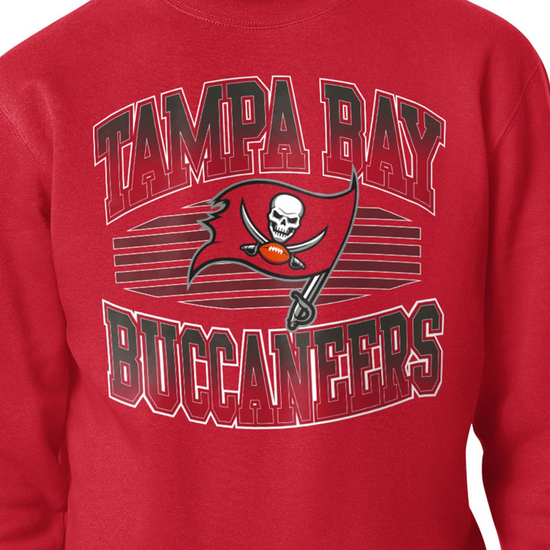 Tampa Bay Buccaneers Starter Team Grit Graphic Fleece Pullover Sweatshirt - Red Pullover