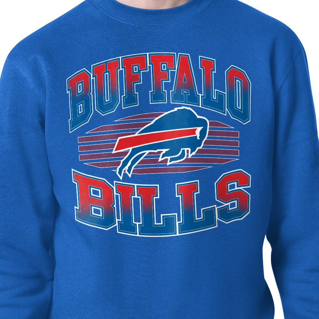 Buffalo Bills Starter Team Grit Graphic Fleece Pullover Sweatshirt - Royal Pullover