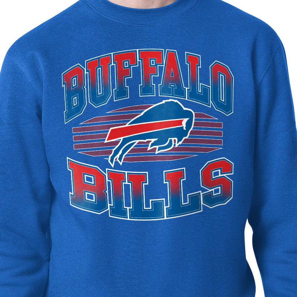 Buffalo Bills Starter Team Grit Graphic Fleece Pullover Sweatshirt - Royal Pullover