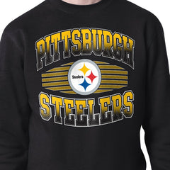 Pittsburgh Steelers Starter Team Grit Graphic Fleece Pullover Sweatshirt - Black Pullover