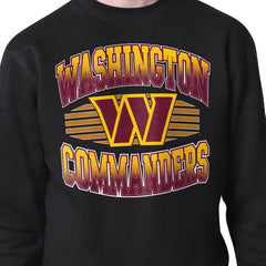 Washington Commanders Starter Team Grit Graphic Fleece Pullover Sweatshirt - Black Pullover