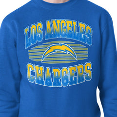 Los Angeles Chargers Starter Team Grit Graphic Fleece Pullover Sweatshirt - Royal Pullover