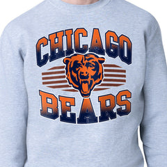 Chicago Bears Starter Team Grit Graphic Fleece Pullover Sweatshirt - Heather Gray Pullover