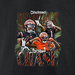 Ja'Marr Chase Cincinnati Bengals Notorious Graphic T-Shirt - Black T-shirts