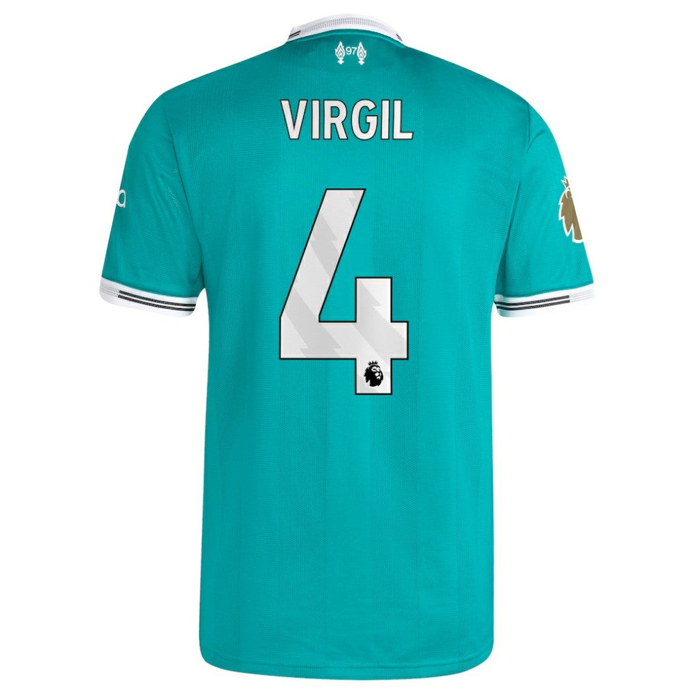 Virgil van Dijk Liverpool 2025/26 Third Player Jersey Green - Adidas online
