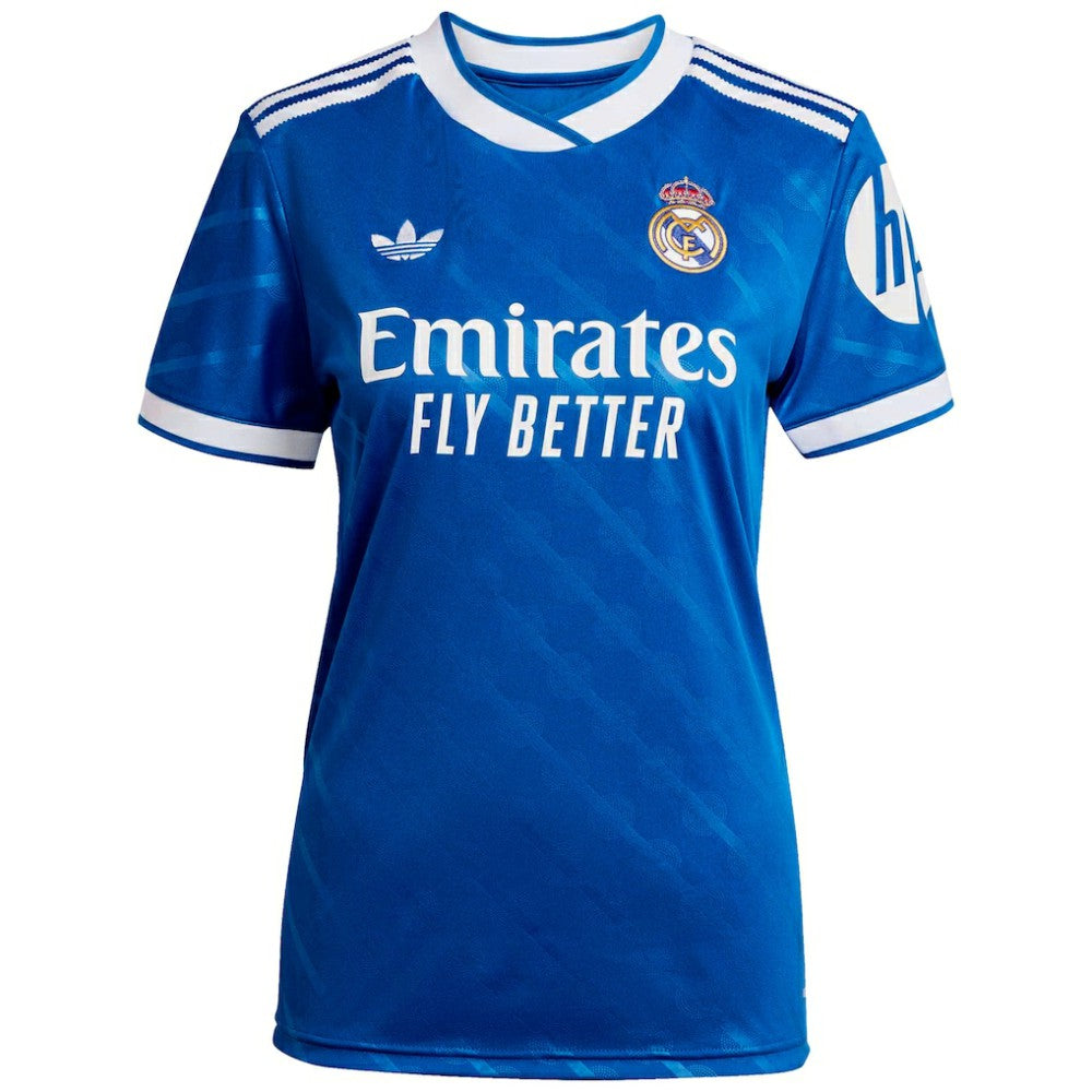 Vinicius Junior Real Madrid Women's 2025/26 Third Replica Player Jersey Blue - Adidas
