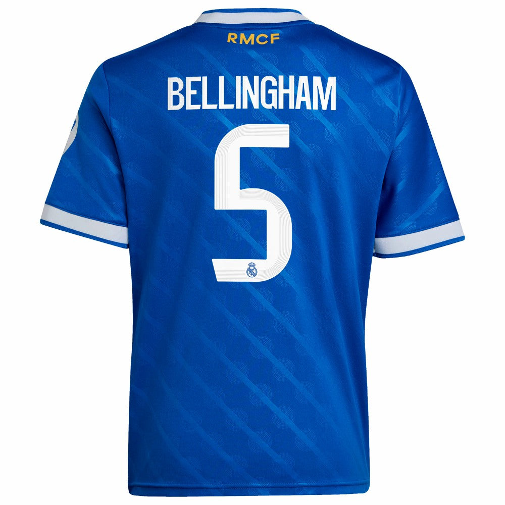 Jude Bellingham Real Madrid Youth 2025/26 Third Replica Player Jersey Blue - Adidas on sale