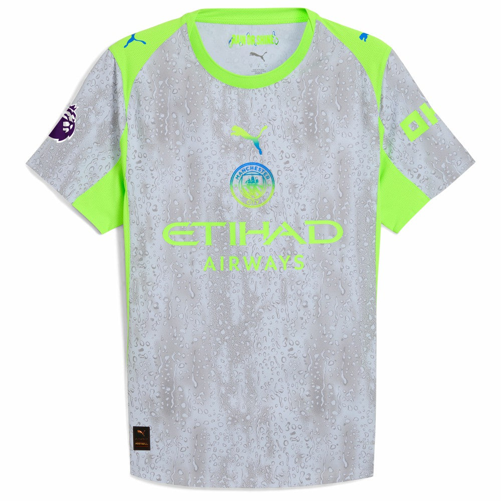 Manchester City 2025/26 Third Jersey Green/Neon Green - Puma for sale