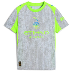 Manchester City Youth 2025/26 Third Replica Jersey Green/Neon Green - Puma outlet