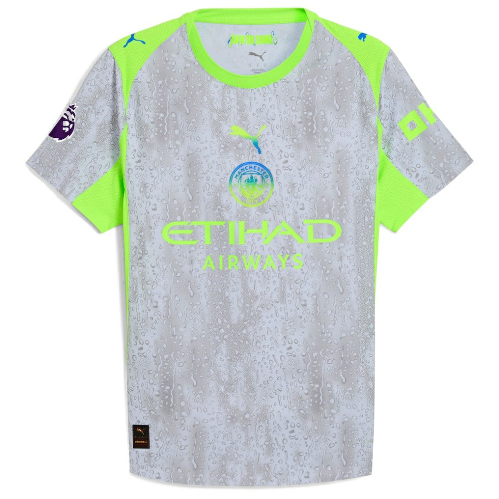 Manchester City 2025/26 Third Jersey Green/Neon Green - Puma on sale