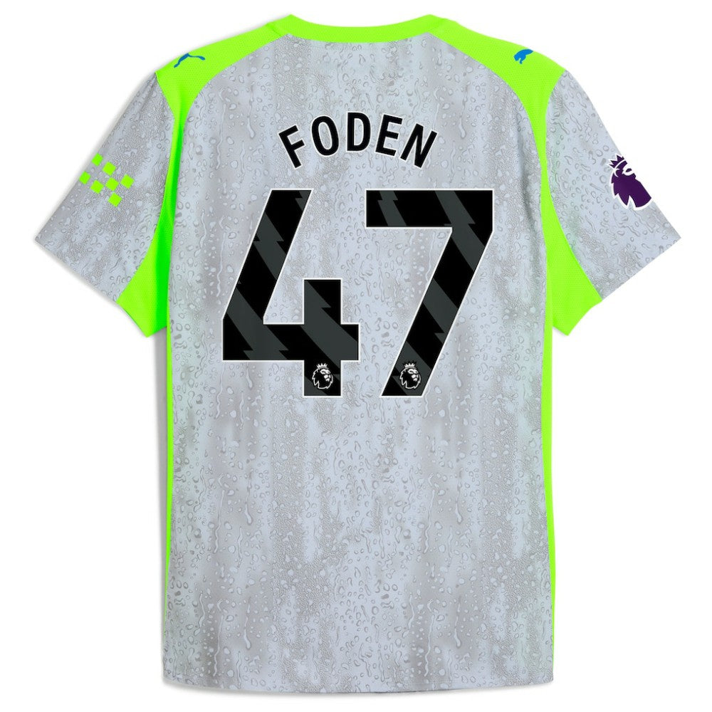 Manchester City 2025/26 Third Jersey Green/Neon Green - Puma on sale