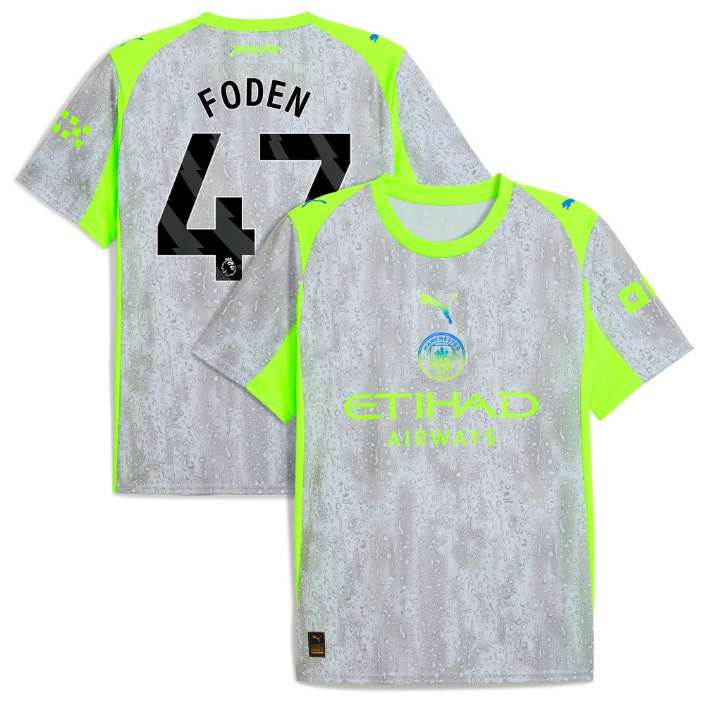Manchester City 2025/26 Third Replica Jersey Green/Neon Green - Puma for sale