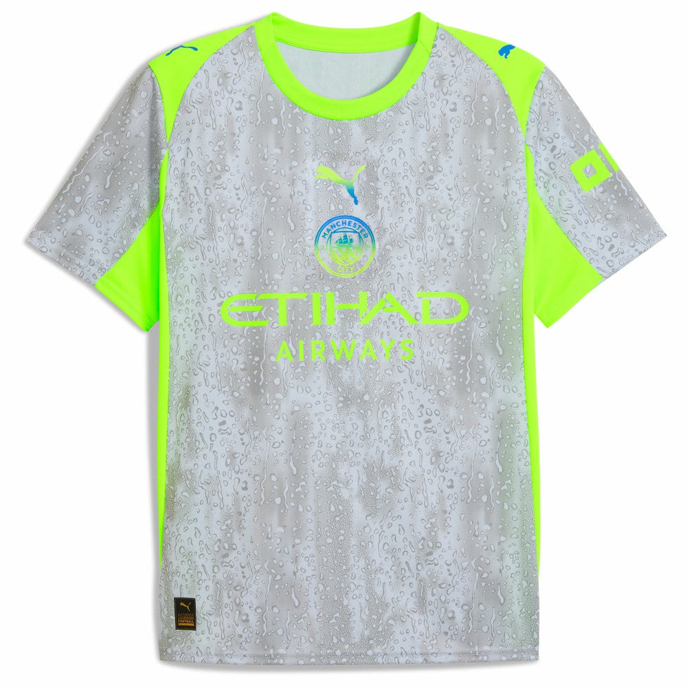 Manchester City 2025/26 Third Replica Jersey Green/Neon Green - Puma for sale