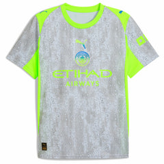 Manchester City 2025/26 Third Replica Jersey Green/Neon Green - Puma for sale