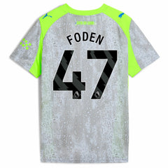 Manchester City Youth 2025/26 Third Replica Jersey Green/Neon Green - Puma for sale