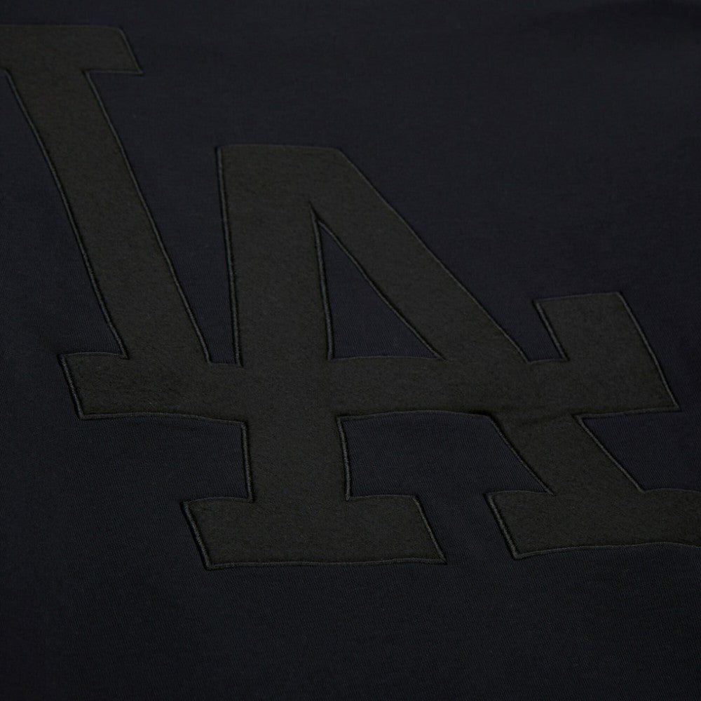Los Angeles Dodgers Mitchell & Ness Phantom Fleece Crewneck Sweatshirt - Black Sweatshirts