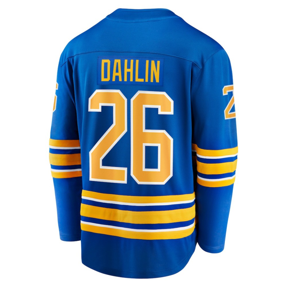Rasmus Dahlin Buffalo Sabres Fanatics Home Captain Patch Breakaway Jersey - Royal | US 203352127