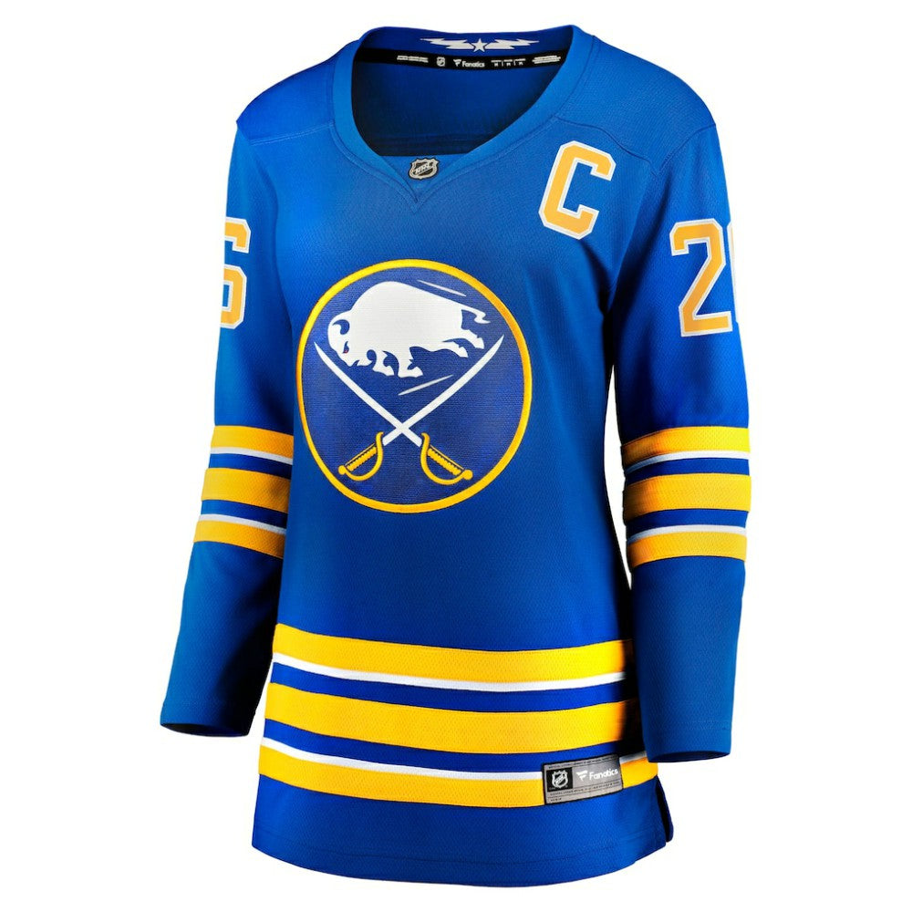 Rasmus Dahlin Buffalo Sabres Fanatics Women's Home Captain Patch Breakaway Jersey - Royal | US 203352129