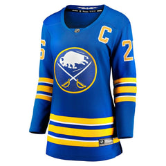 Rasmus Dahlin Buffalo Sabres Fanatics Women's Home Captain Patch Breakaway Jersey - Royal | US 203352129