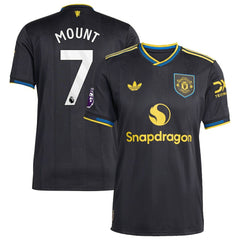 Mason Mount Manchester United 2025/26 Third Player Jersey Black - Adidas on sale