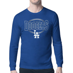 Los Angeles Dodgers Starter Team Track Graphic Long Sleeve T-Shirt - Royal T-shirts