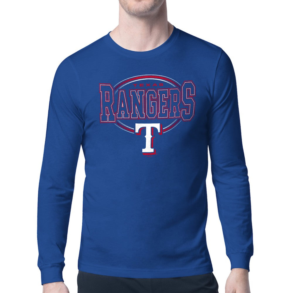 Texas Rangers Starter Team Track Graphic Long Sleeve T-Shirt - Royal T-shirts