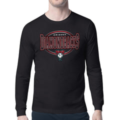 Arizona Diamondbacks Starter Team Track Graphic Long Sleeve T-Shirt - Black T-shirts
