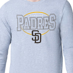 San Diego Padres Starter Team Track Graphic Long Sleeve T-Shirt - Gray T-shirts