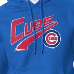 Chicago Cubs Starter Modern Tailsweep Fleece Tri-Blend Pullover Hoodie - Royal Hoodies
