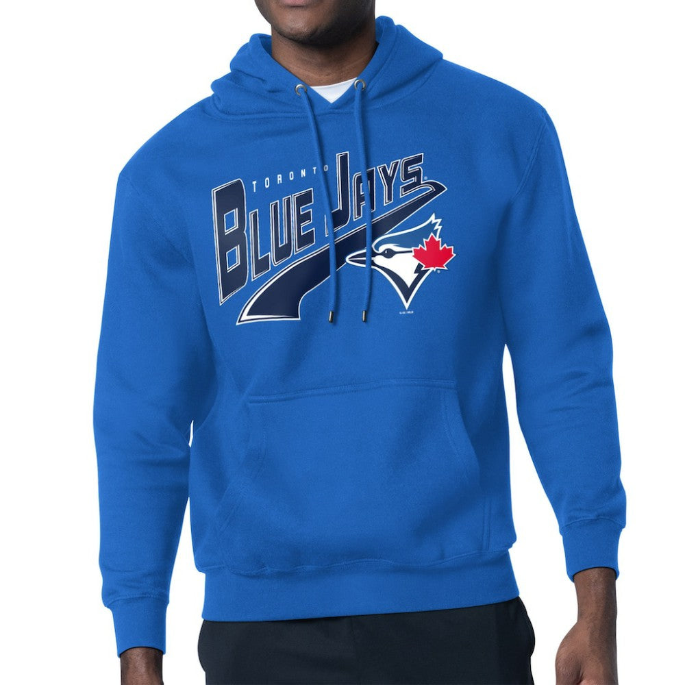 Toronto Blue Jays Starter Modern Tailsweep Fleece Tri-Blend Pullover Hoodie - Royal Hoodies