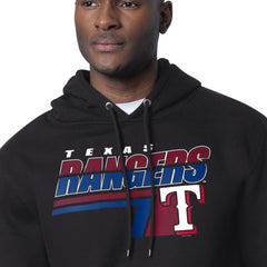 Texas Rangers Starter Logo Push Graphic Hoodie - Black Hoodies