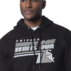 Chicago White Sox Starter Logo Push Graphic Hoodie - Black Hoodies