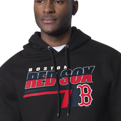 Boston Red Sox Starter Logo Push Graphic Hoodie - Black Hoodies