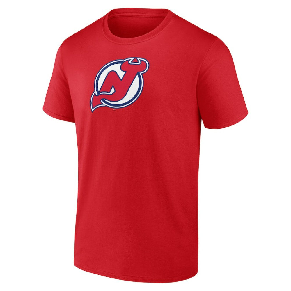 New Jersey Devils Primary Logo T-Shirt - Red | US 203352906