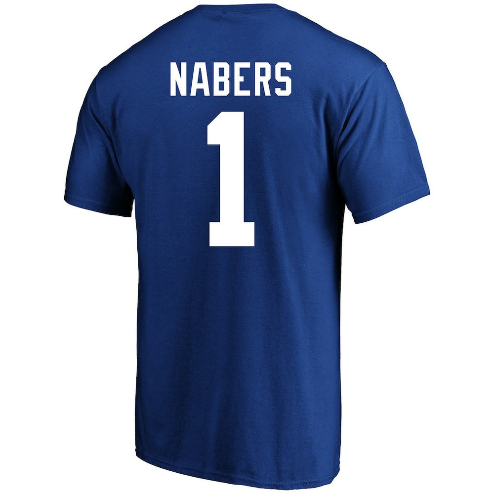 Malik Nabers New York Giants Big & Tall Player Name & Number T-Shirt - Royal T-shirts