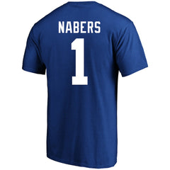 Malik Nabers New York Giants Big & Tall Player Name & Number T-Shirt - Royal T-shirts