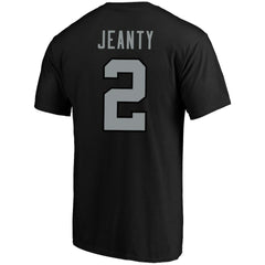 Ashton Jeanty Las Vegas Raiders Big & Tall Player Name & Number T-Shirt - Black T-shirts