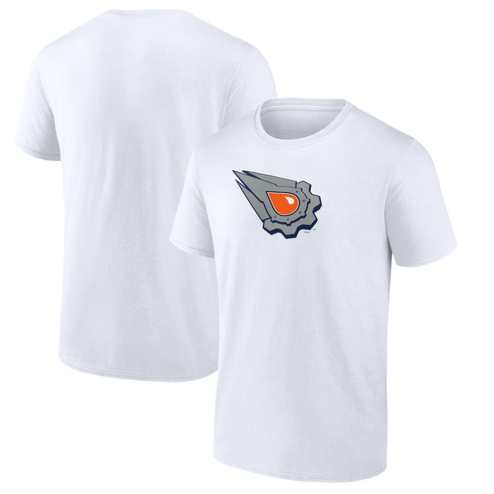 Edmonton Oilers Primary Logo T-Shirt - White | US 203353767