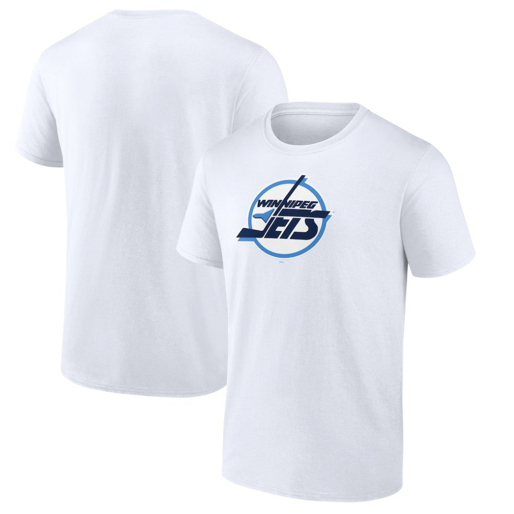 Winnipeg Jets Primary Logo T-Shirt - White | US 203353770