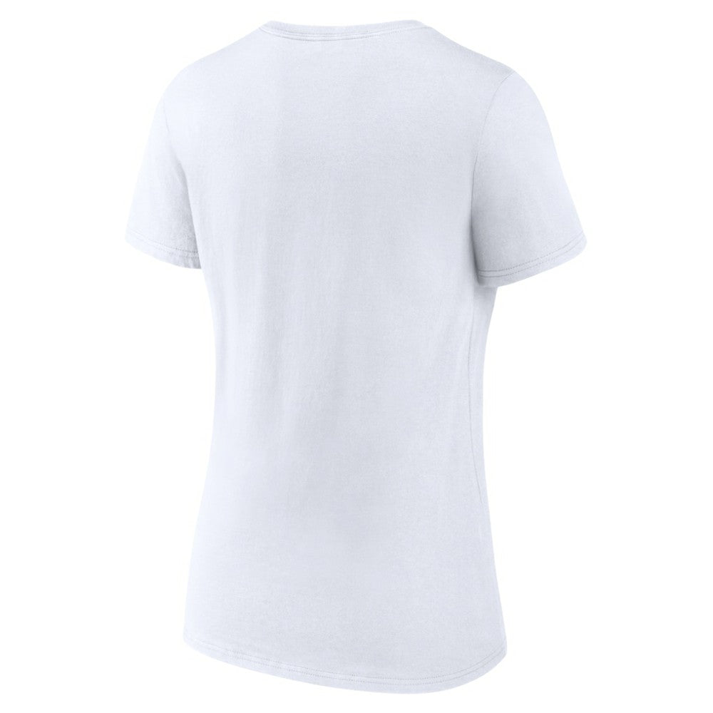 Winnipeg Jets Women's Primary Logo V-Neck T-Shirt - White | US 203353771
