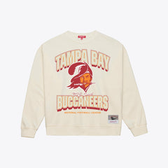 Tampa Bay Buccaneers Women's Tonal Arch Sweatshirt - Cream Sweatshirts