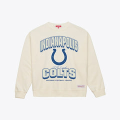 Indianapolis Colts Women's Tonal Arch Sweatshirt - Cream Sweatshirts