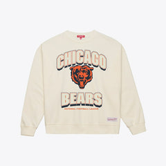 Chicago Bears Women's Tonal Arch Sweatshirt - Cream Sweatshirts